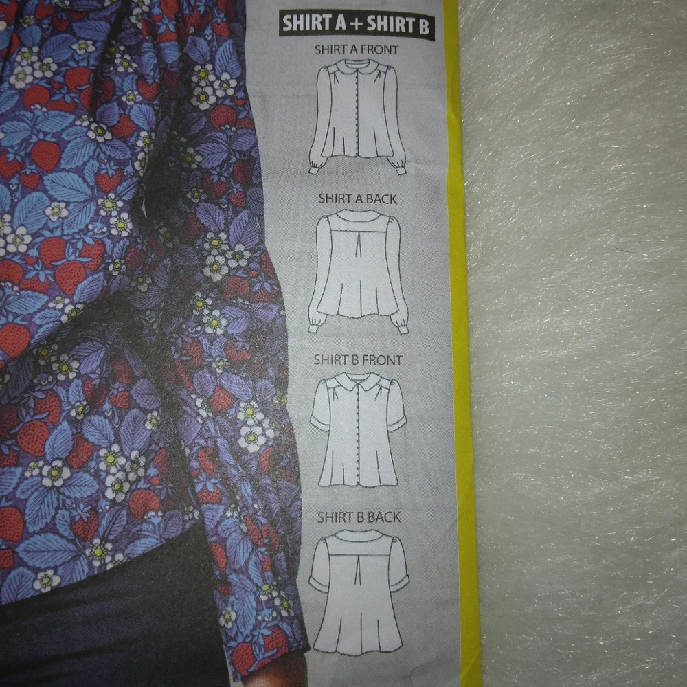 Simply Sewing,  The Sarah Shirt, size 2-16